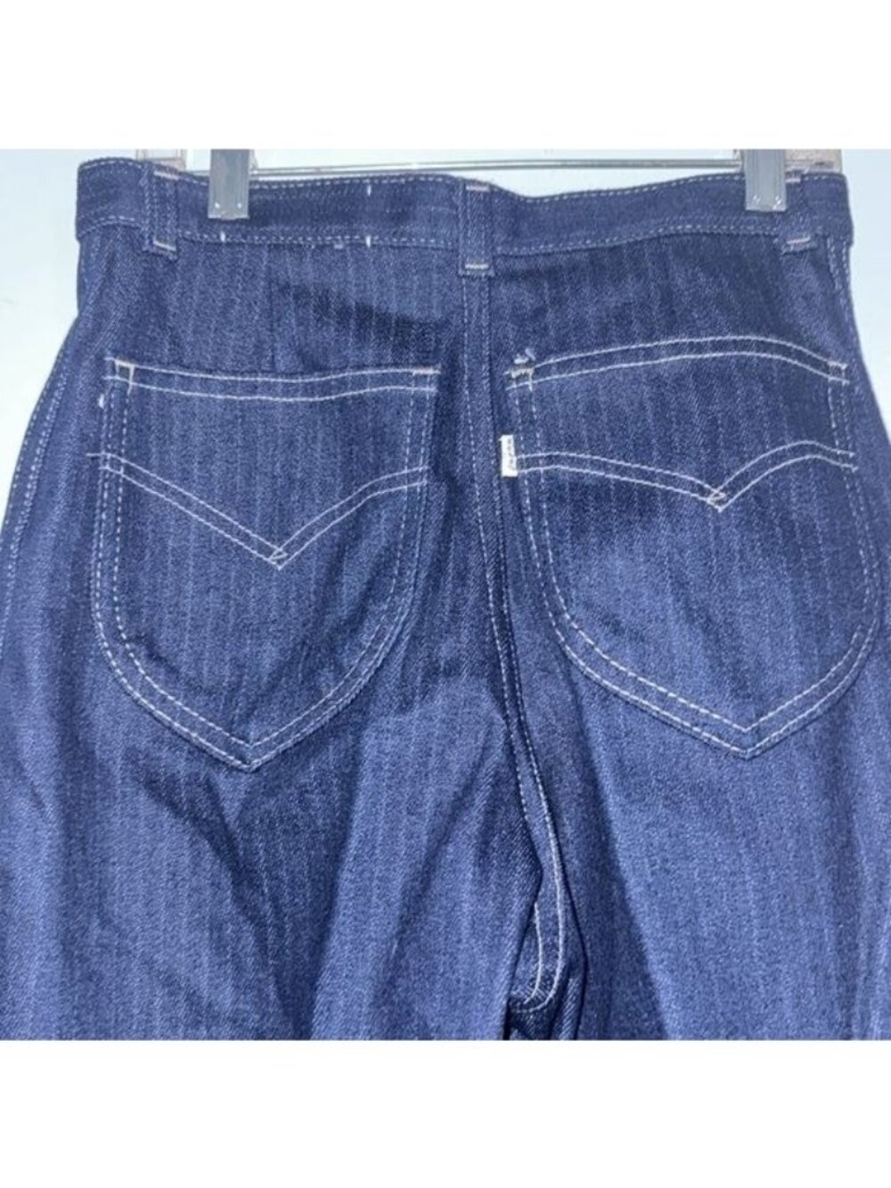 Levis Size 8 Womens Dark Wash Denim Jeans Modern Fit Straight Leg - Picture 6 of 10
